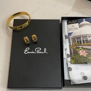 Erwin Pearl Women's Gold and Green Bag